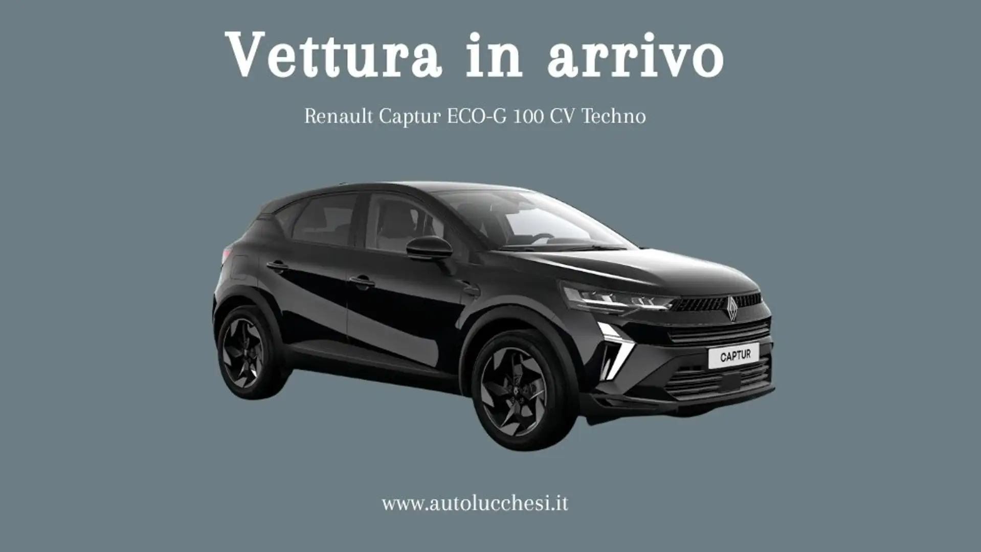 Renault Captur 1.0 eco-g Techno 100cv km0 10/2025 Prezzo Reale Nero - 1
