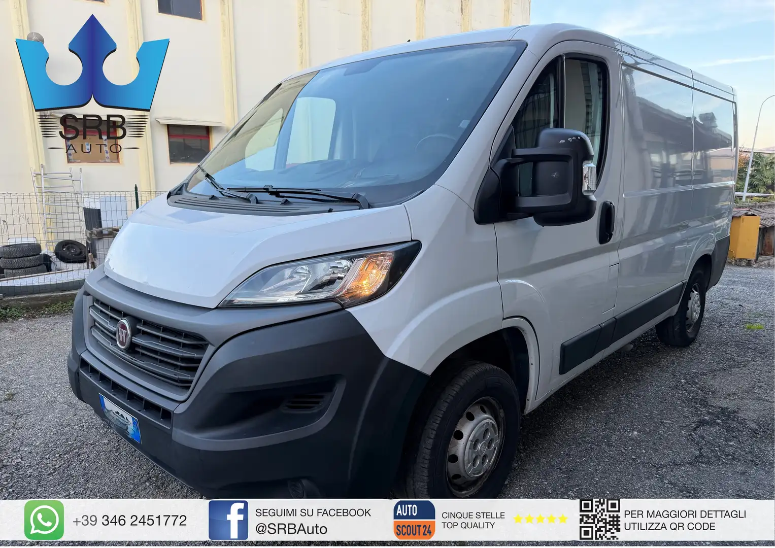 Fiat Ducato 2.3 MJT L1H1 CH1 L1 H1 Blanc - 1