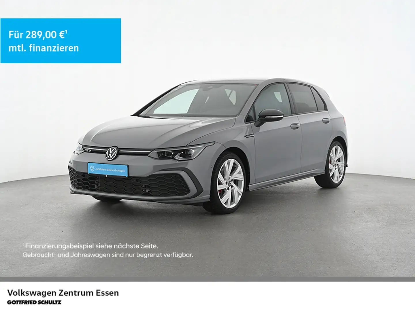 Volkswagen Golf GTD DSG AHK DCC 18Zoll BlackStyle R-Kam Grau - 1