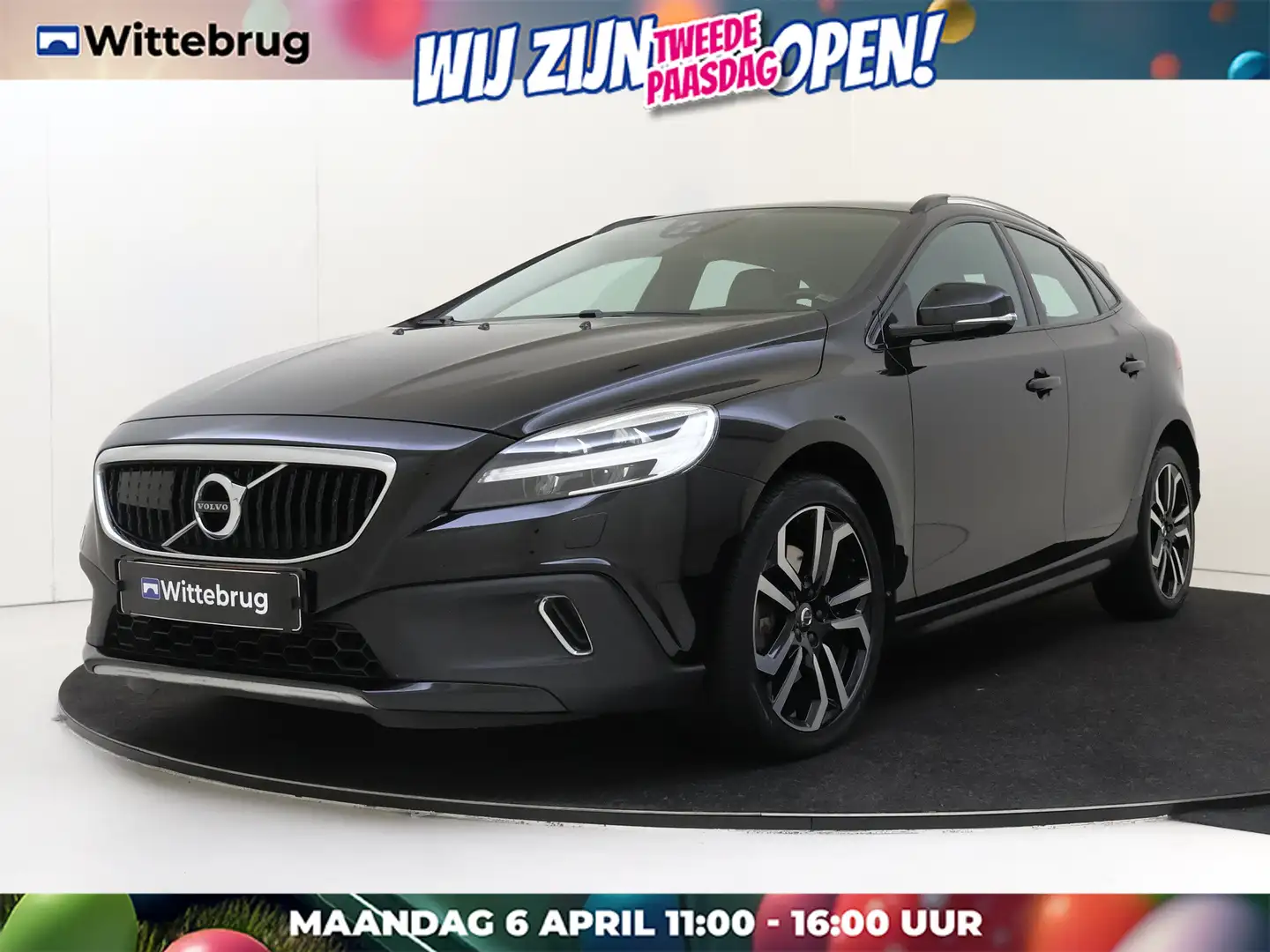 Volvo V40 Cross Country 1.5 T3 Nordic+ | Leder | Elektrische Stoelen | Cam Zwart - 1
