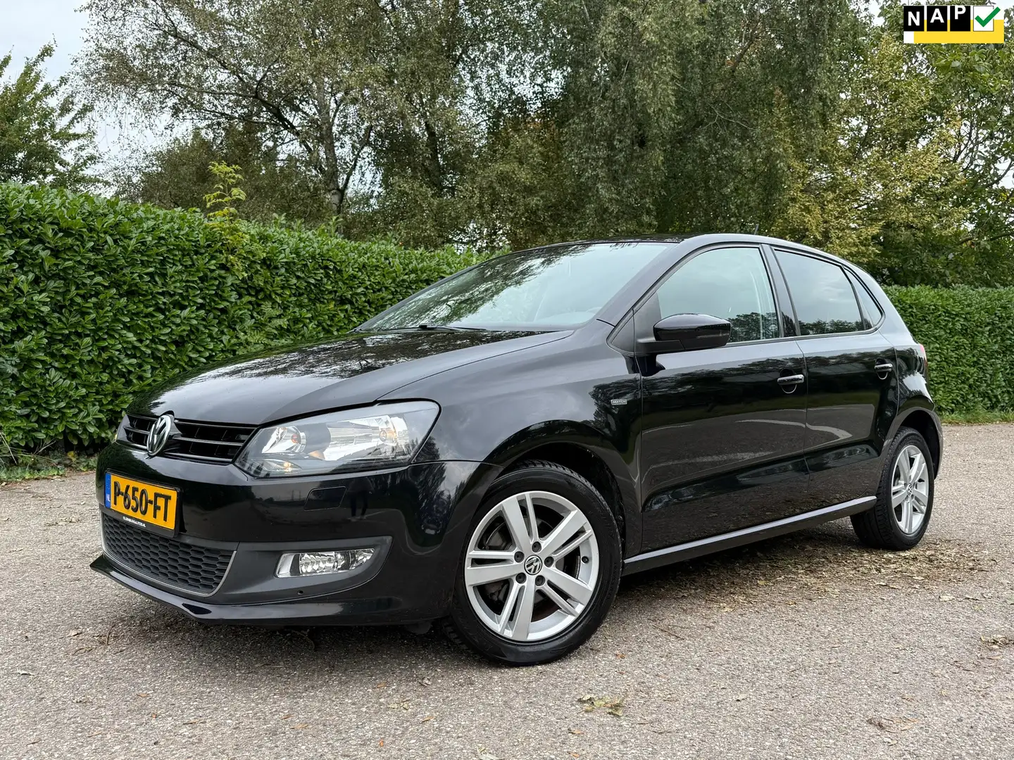 Volkswagen Polo 1.2-12V Comfortline | H-Leder | Clima | Stoelverwa Noir - 1