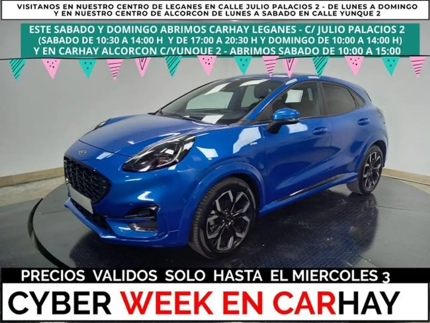 Ford Puma ST LINE X 1.0 ECOBOOST MHEV 125 CV Blu/Azzurro - 1