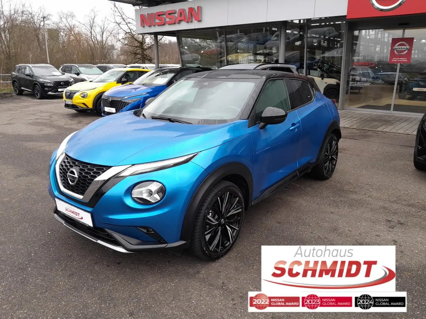 Nissan Juke 1.0 DIG-T 7DCT N-Design Technologie Bleu - 1