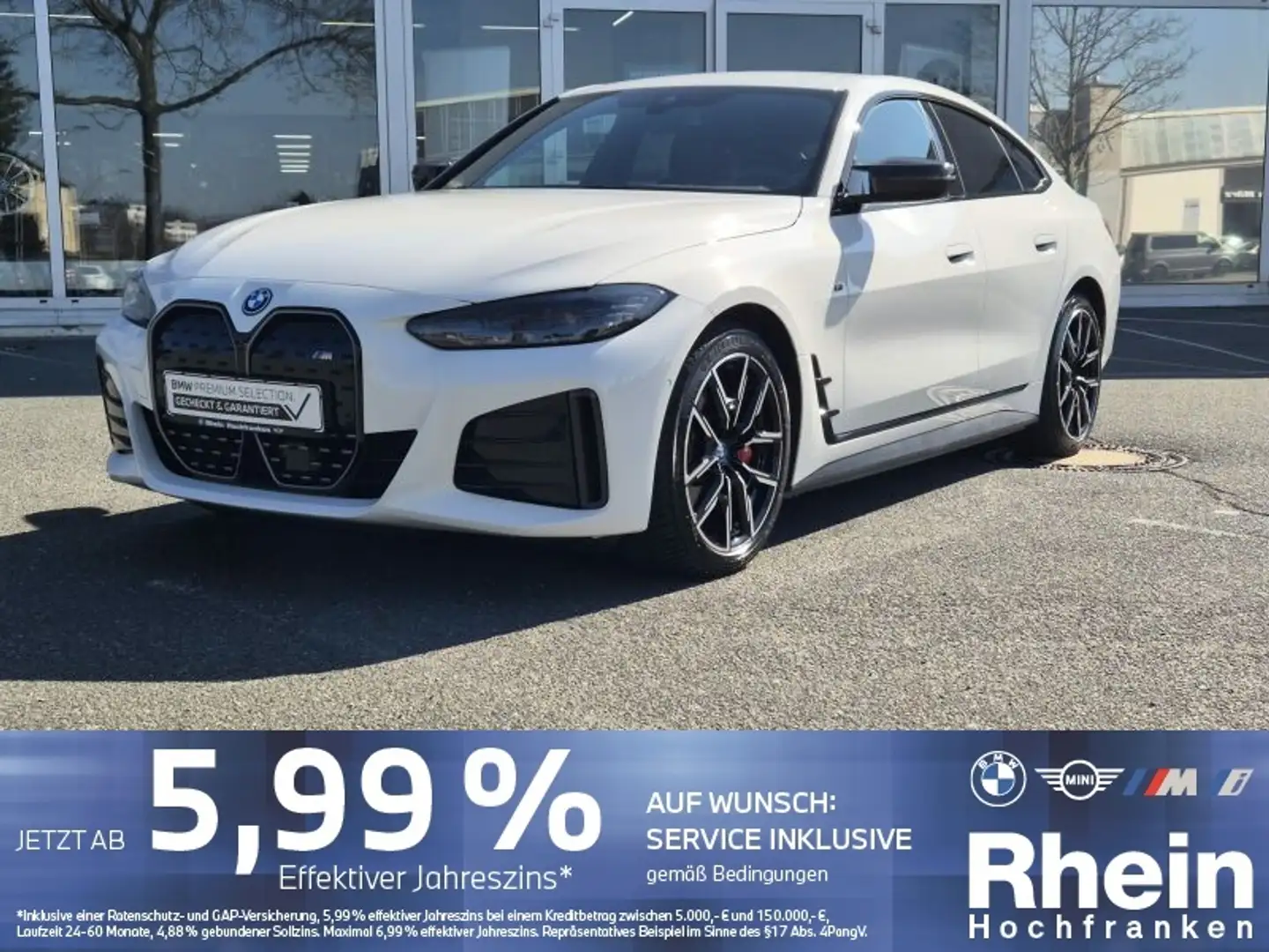 BMW i4 M50 Gran Coupé ACC 360° H/K MEMORY KOMFORTZUG Weiß - 1