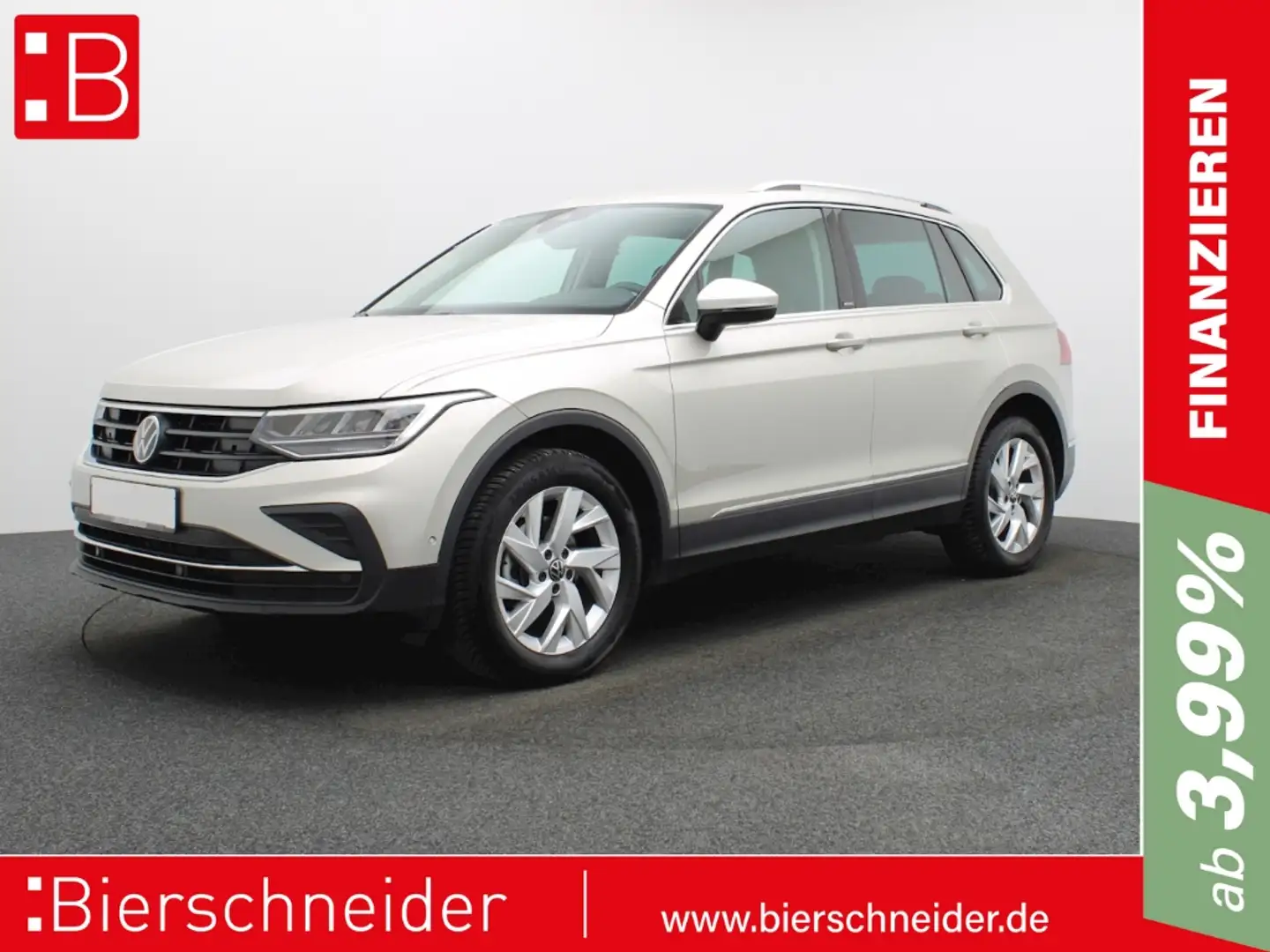 Volkswagen Tiguan 1.5 TSI DSG Move FAHRSCHULFAHRZEUG LED AHK ACC KAM Silber - 1