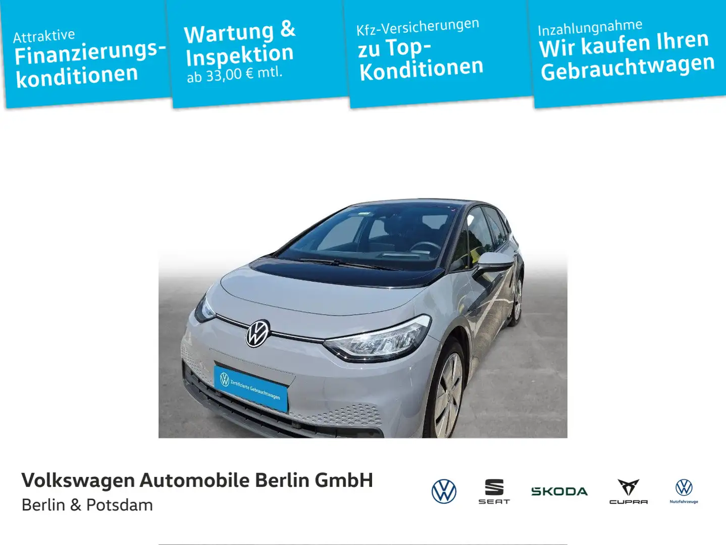 Volkswagen ID.3 Pro Performance Grijs - 1