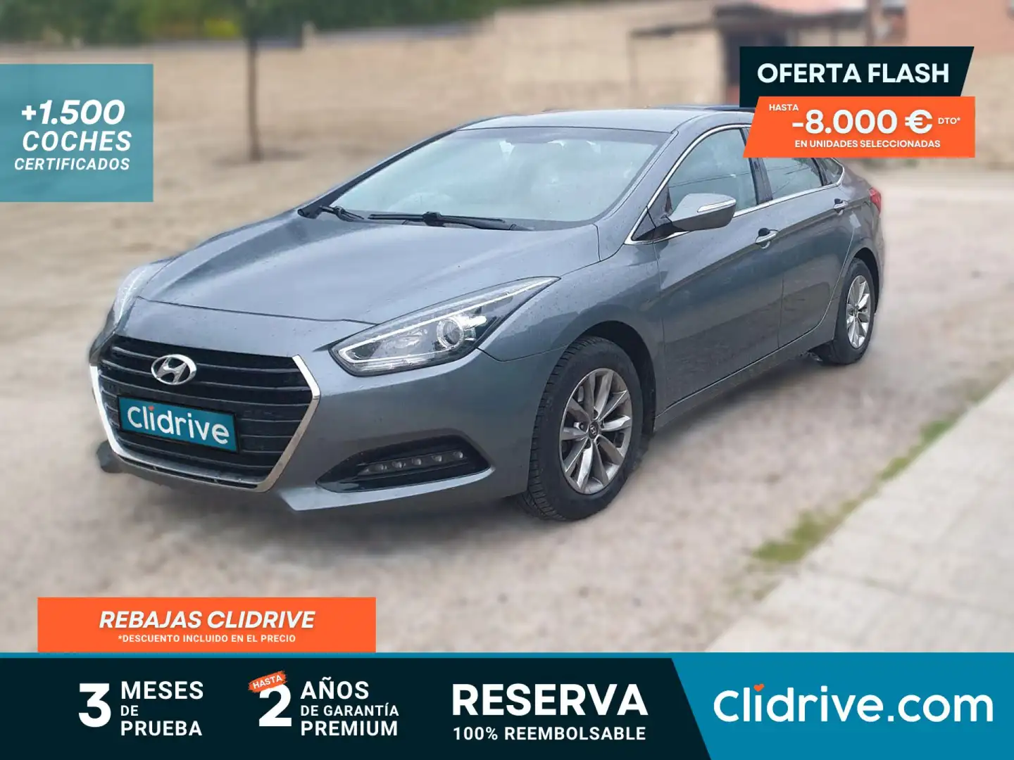 Hyundai i40 1.7CRDI Bluedrive Klass Gris - 1