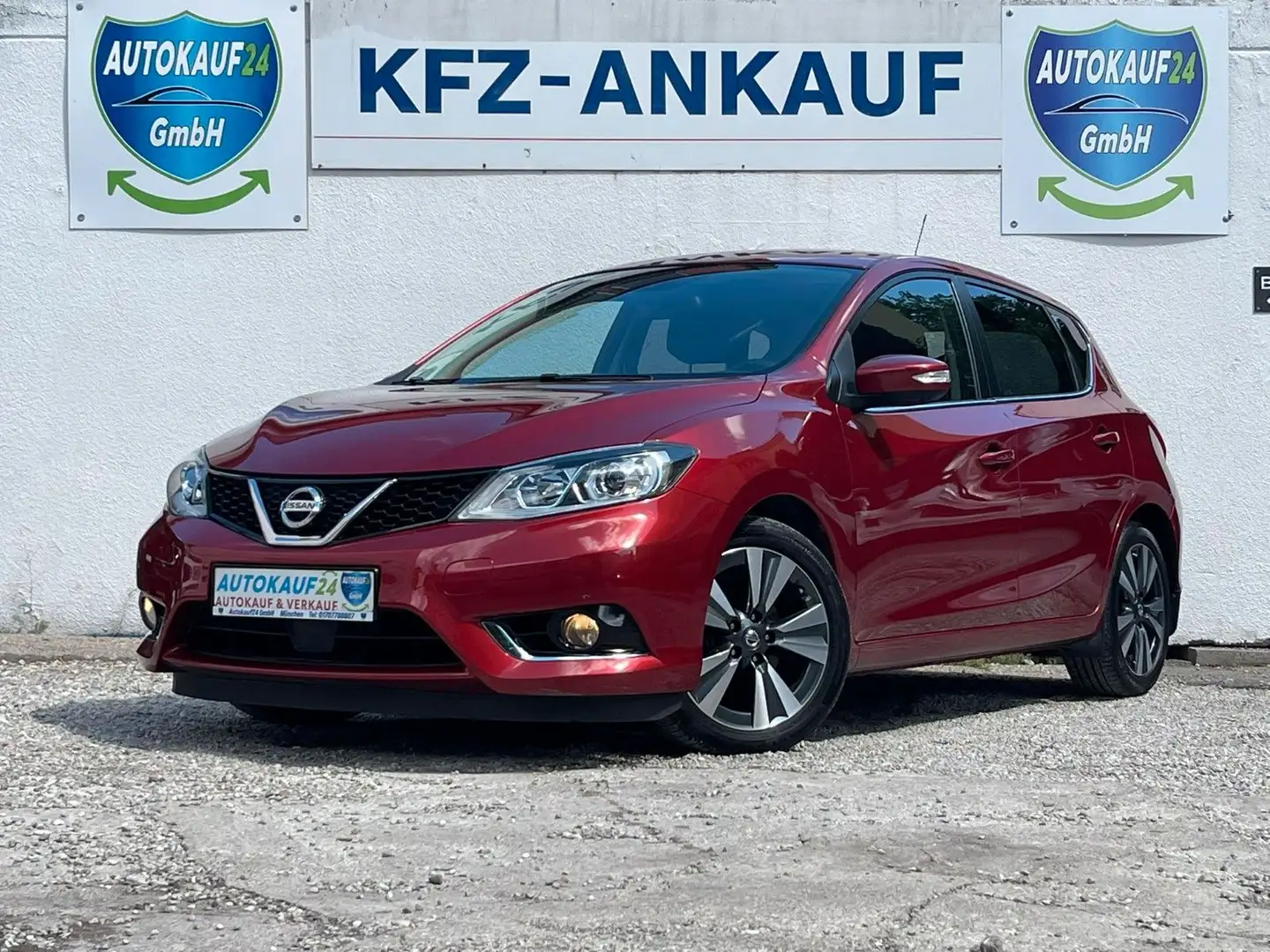 Nissan Pulsar Tekna*Leder *Kamera*Xenon*Navi*PDC*1-Hand Roşu - 1
