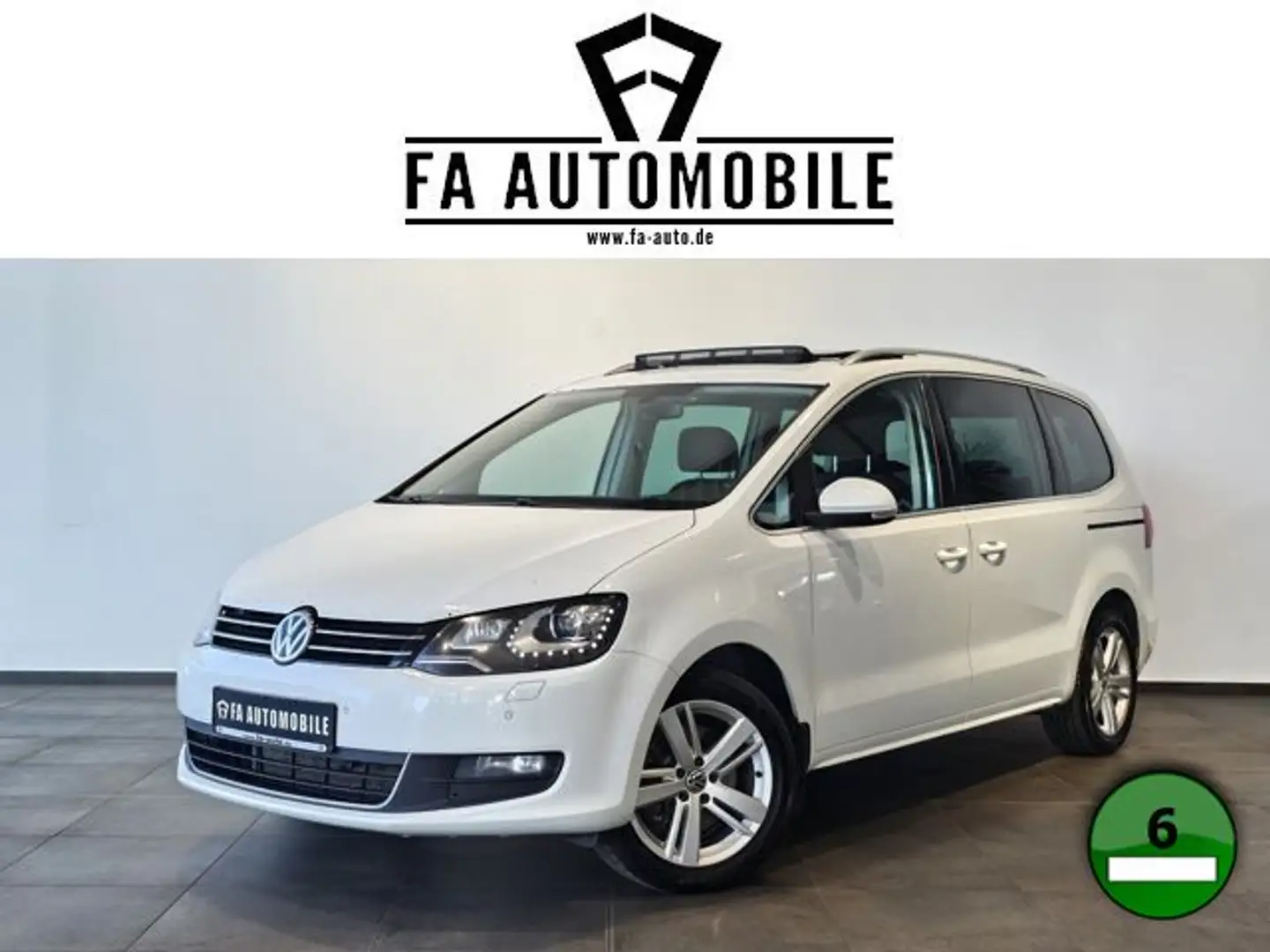 Volkswagen Sharan Highline Pano 7.Sitz Kamera AHK ACC 17" Blanc - 1