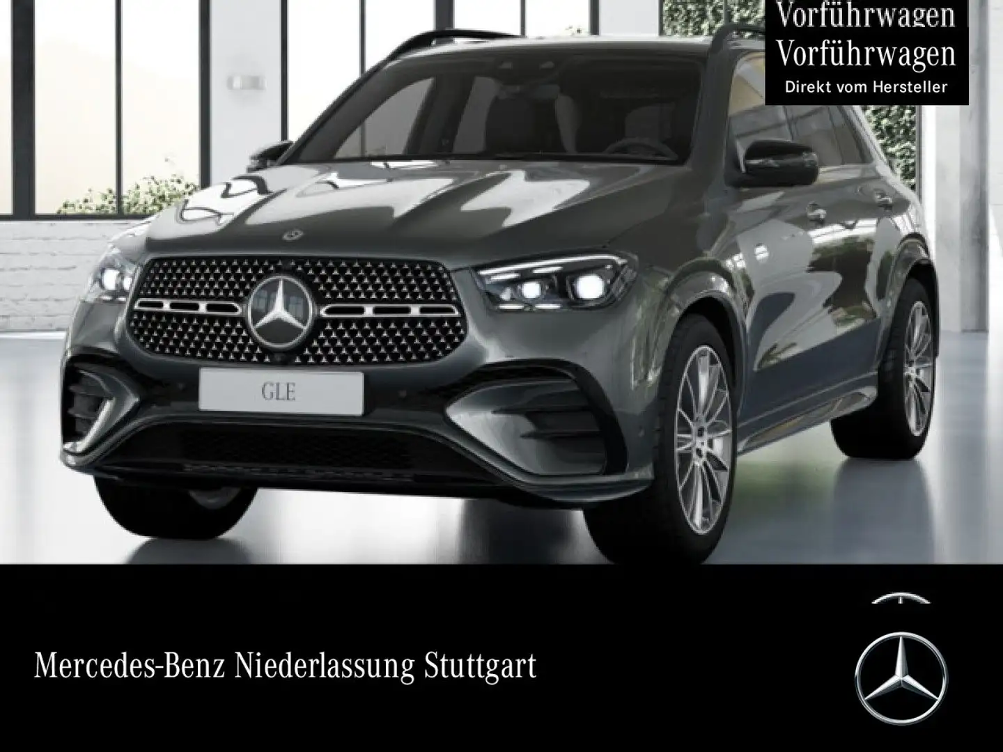 Mercedes-Benz GLE 350 de 4M AMG+NIGHT+PANO+360+AHK+MULTIBEAM+21" Gris - 1