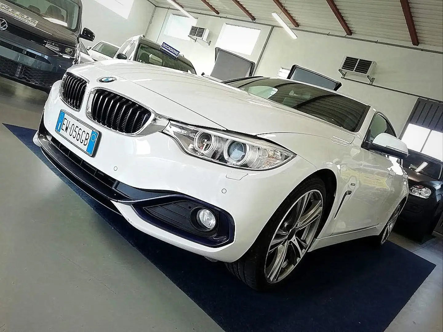 BMW 420 d GranCoupe XDRIVE SPORT EUR6 AUT 19" PELLE CAMERA bijela - 2