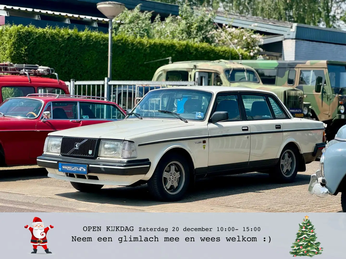 Volvo 240 2.3 GLT Injectie, automaat, airco, zeer rijke hist Weiß - 1