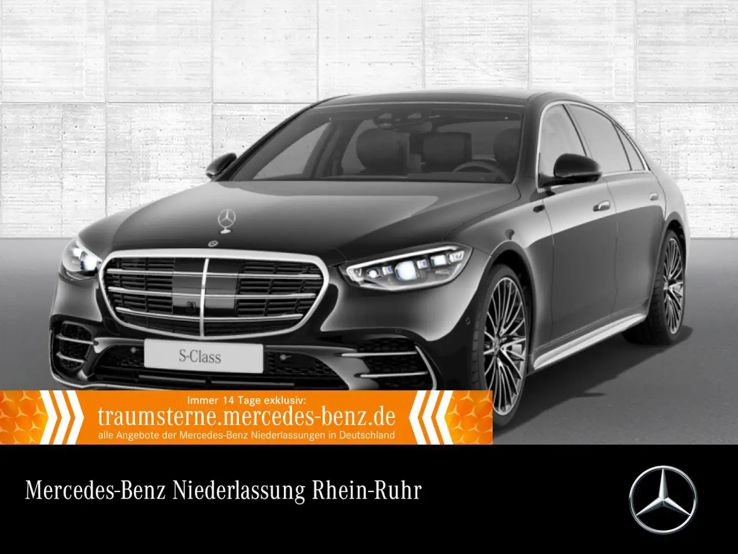 Mercedes-Benz S 600 S 580 L 4M AMG+PANO+DIGITAL-L+BURMESTER3D+STHZG+TV Nero - 1