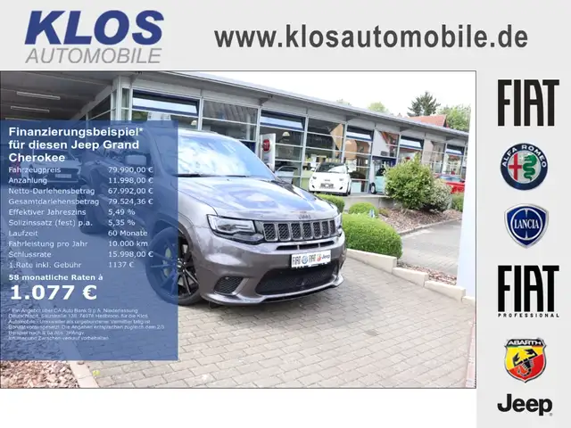 Jeep Grand Cherokee 6.2 V8 710PS TRACKHAWK 22 ZOLL SPORTABGASANLAGE