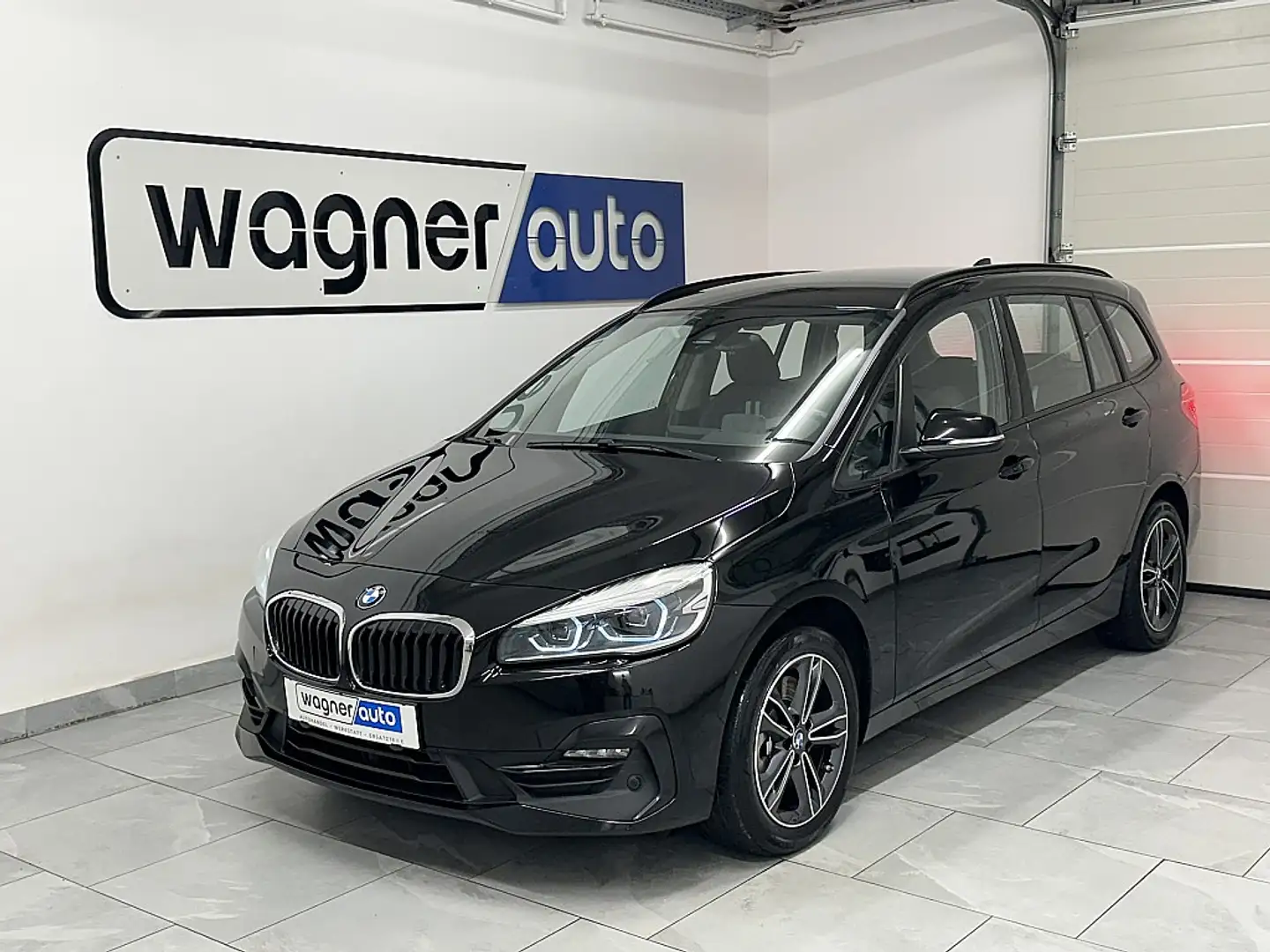 BMW 218 d Gran Tourer Sportline Aut.LCI/LED/ACC/NaviPlu... Schwarz - 2