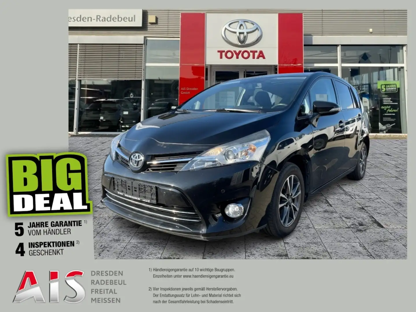 Toyota Verso 1.6 D-4D SkyView Edition Pano Navi Schwarz - 1