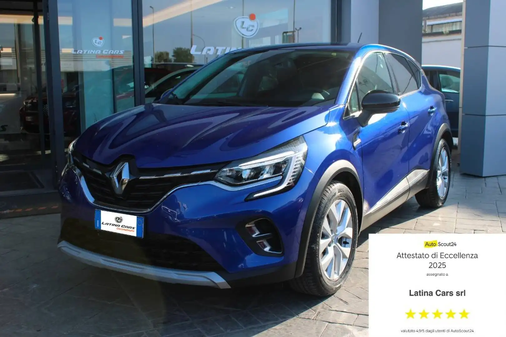 Renault Captur 1.6 E-Tech Intens 160cv AUTO CON NAVI E CARPLAY Blu/Azzurro - 1