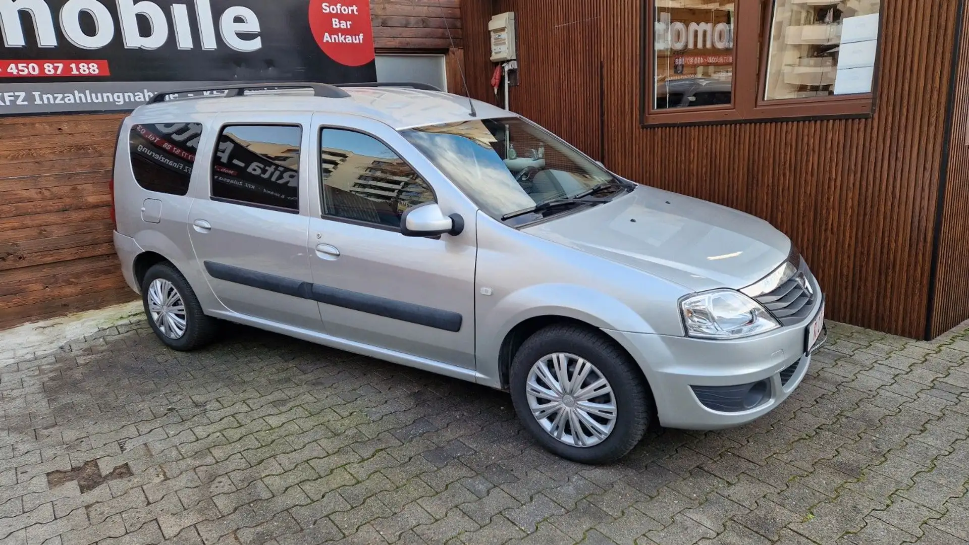 Dacia Logan 1.6 LPG, Isofix, Klima, Nichtraucher Grau - 2