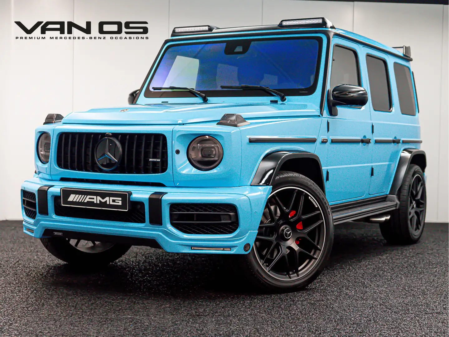 Mercedes-Benz G 500 G | Orgineel NL | 63 AMG Look | BRABUS Modrá - 1
