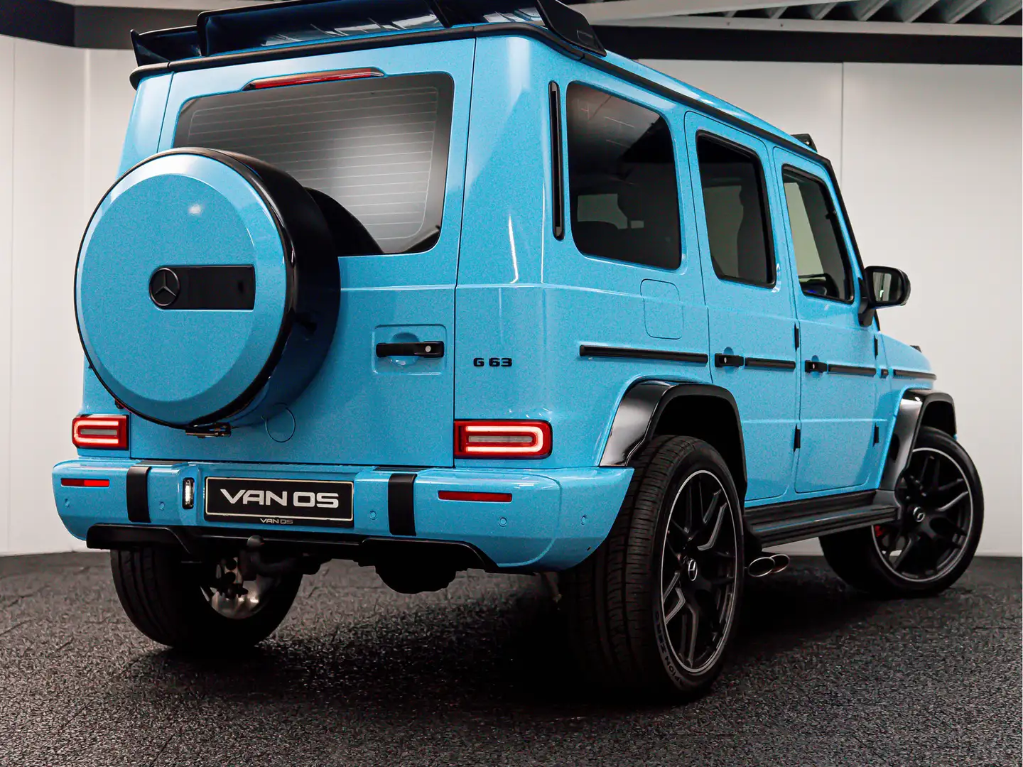 Mercedes-Benz G 500 G | Orgineel NL | 63 AMG Look | BRABUS Modrá - 2