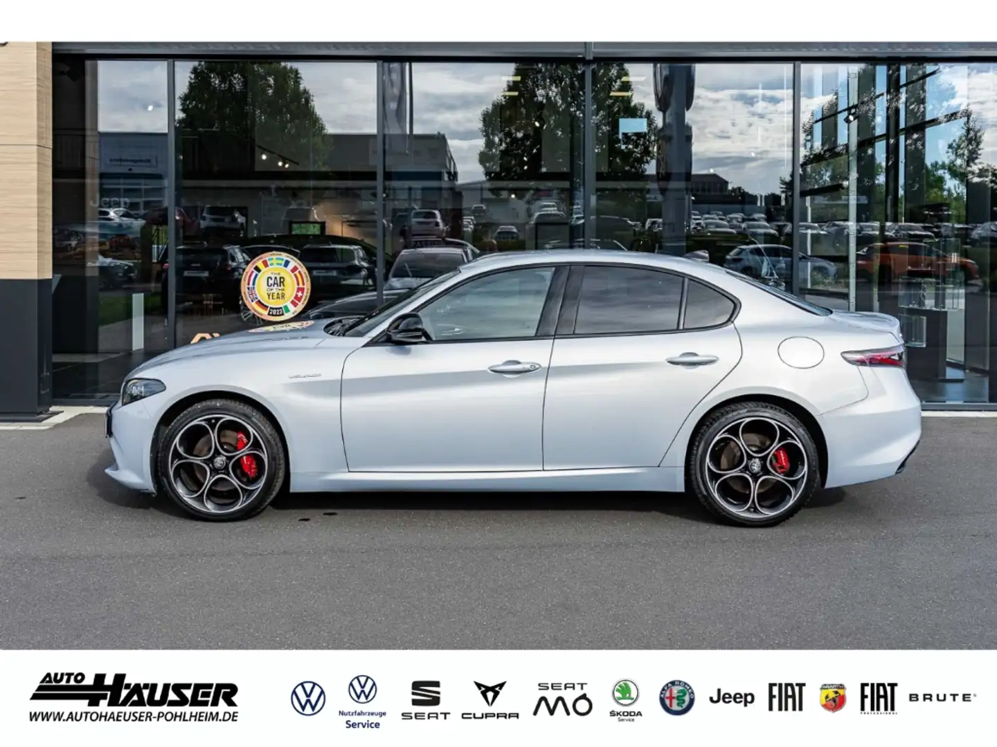 Alfa Romeo Giulia Veloce 2.0 Turbo AT8 Q4 HARMAN KARDON MEMORY NAVI Weiß - 2