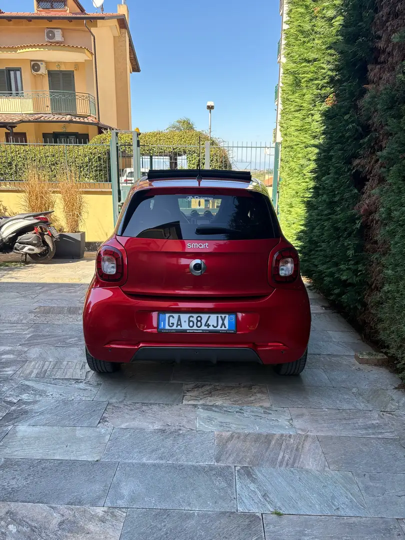 smart forFour brabus style, cabrio. Roşu - 2