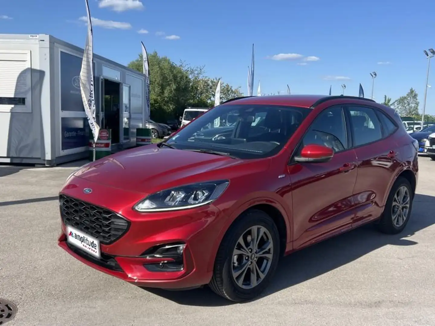 Ford Kuga 2.5 Duratec 190ch FHEV ST-Line BVA Rouge - 1