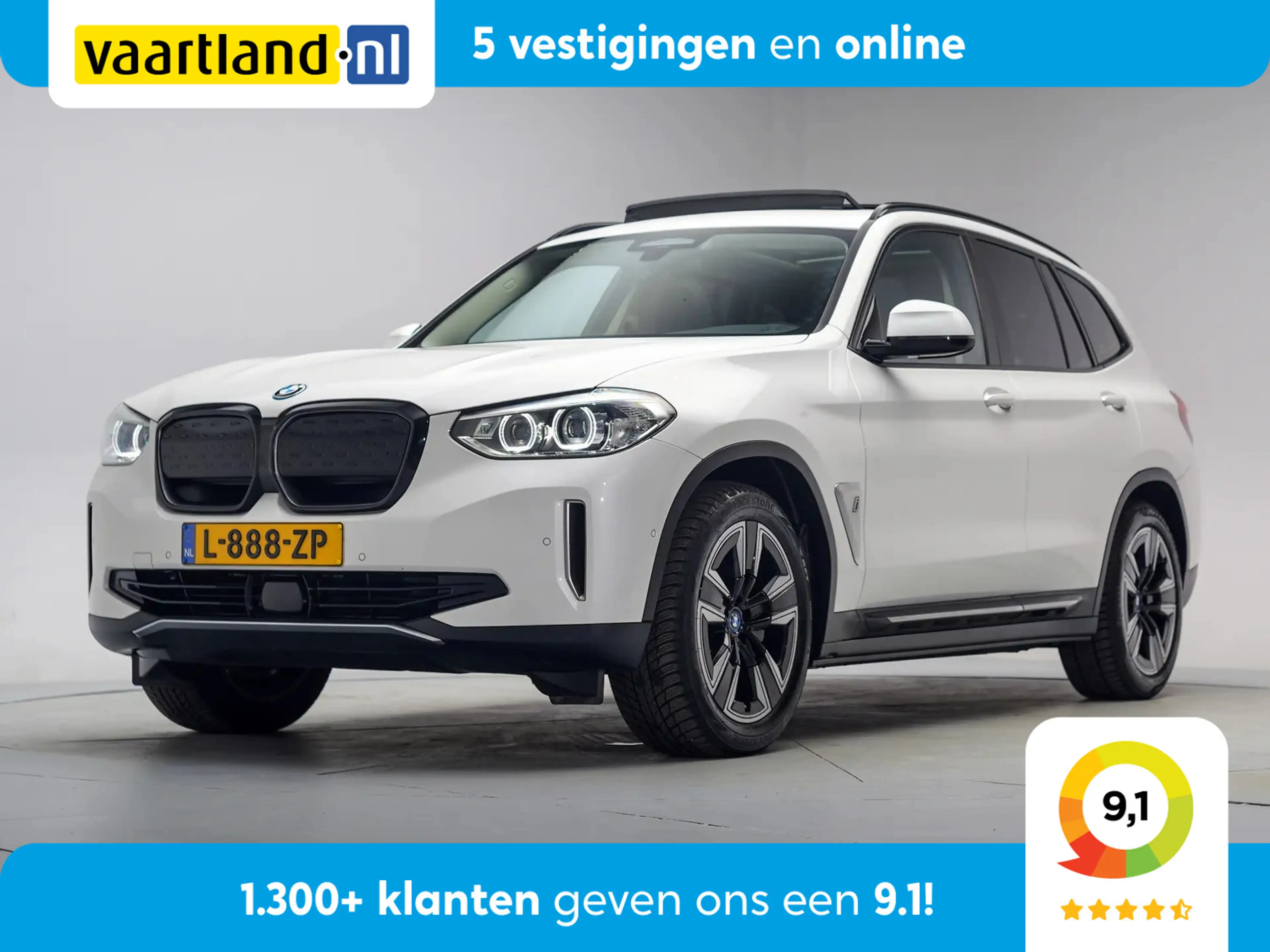 BMW iX3 Executive 80 kWh 3 fase [ Panorama Navi Apple / An