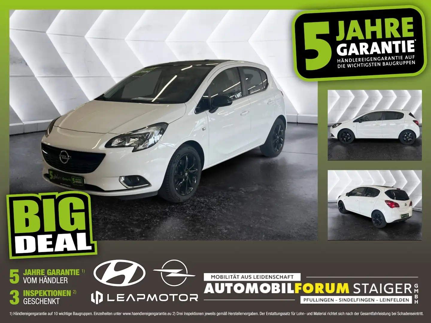 Opel Corsa E 1.4 Turbo ecoFlex Color Edition LM PDC Blanc - 1