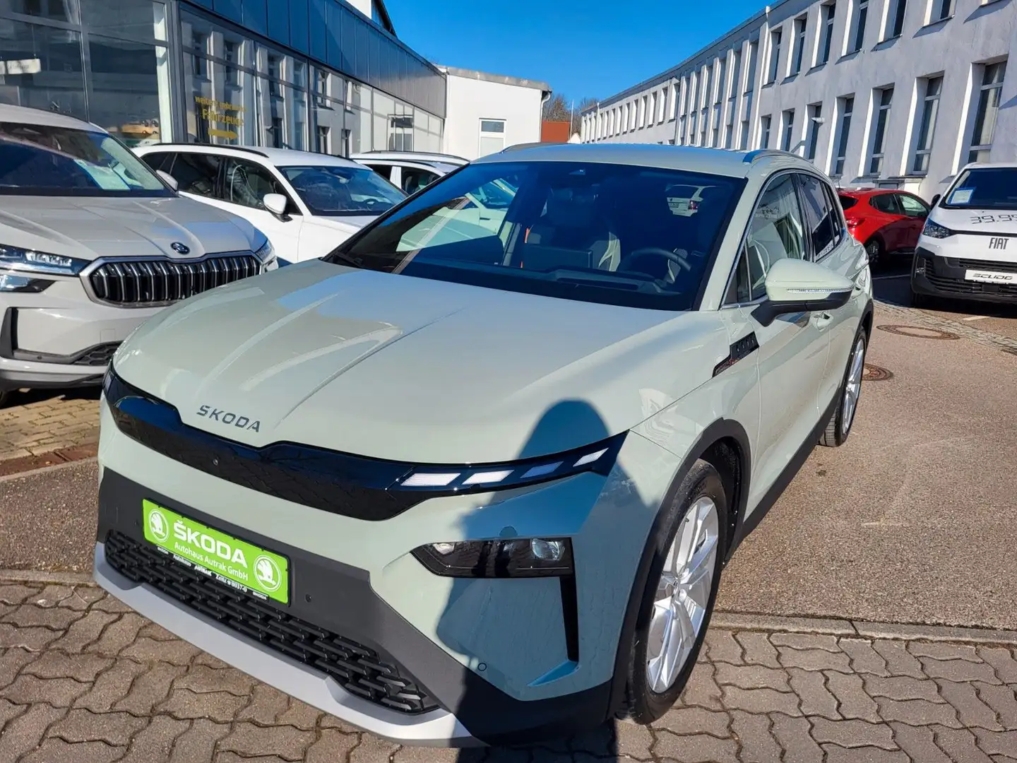 Skoda Elroq 85Alpha 82 kWh Batterie 210 kW DSG NEU Grün - 1
