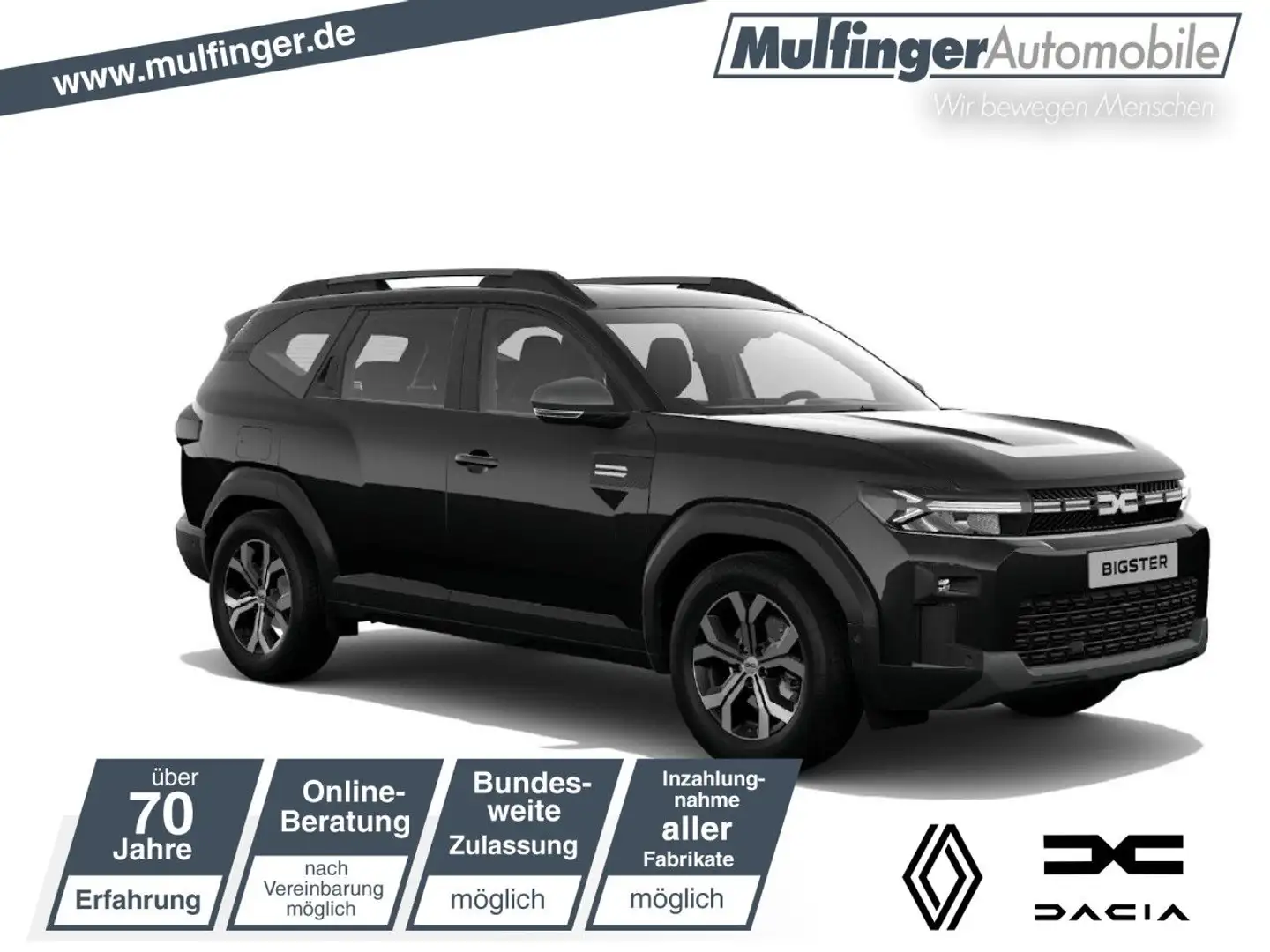 Dacia Bigster Expression HYBRID 155 Klima Einparkhilfe Schwarz - 1