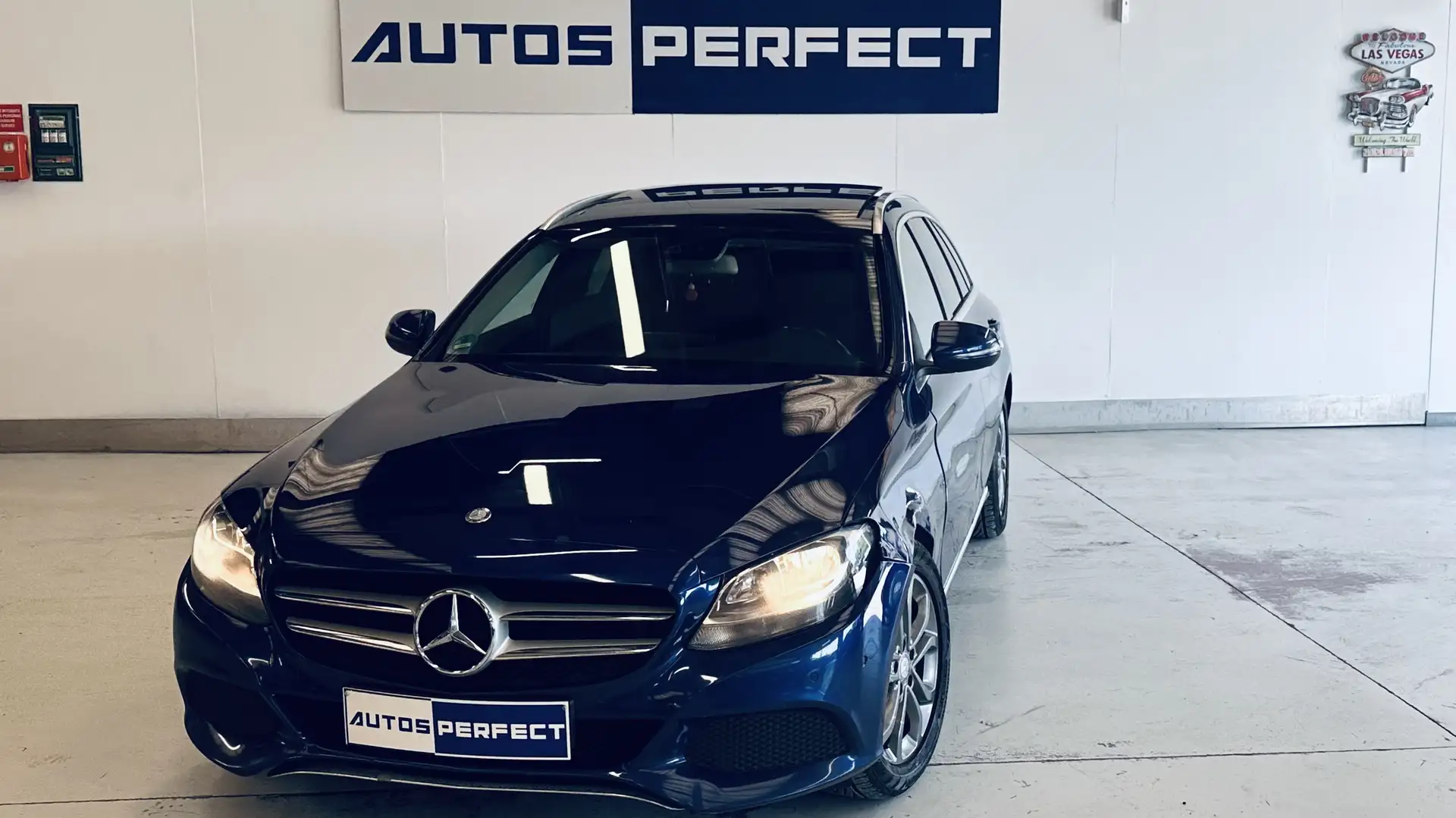 Mercedes-Benz C 220 MARCHAND EXPORT NAVI CLIM CUIR TOIT OUVRANT JANTES Azul - 1