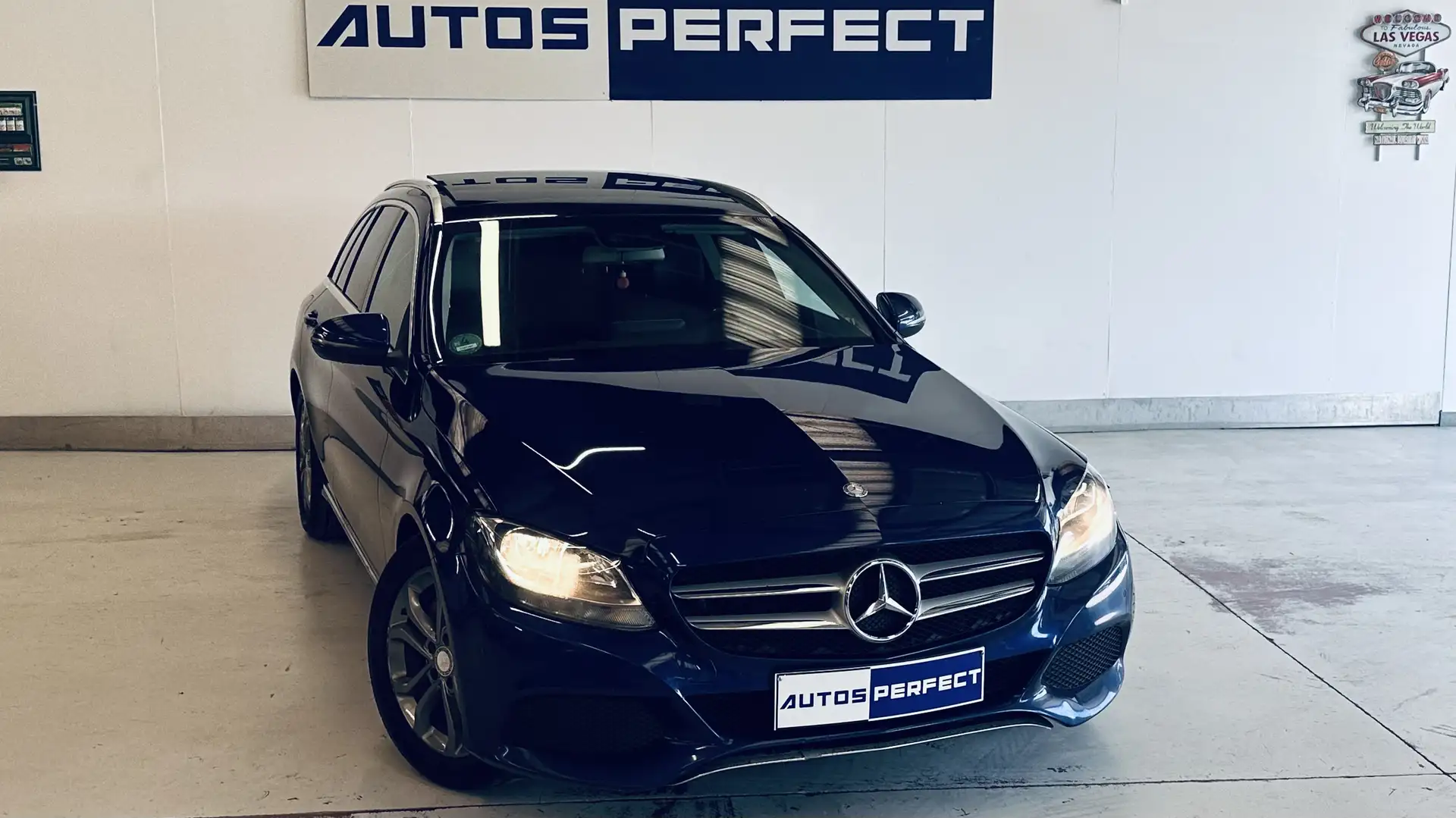 Mercedes-Benz C 220 MARCHAND EXPORT NAVI CLIM CUIR TOIT OUVRANT JANTES Azul - 2