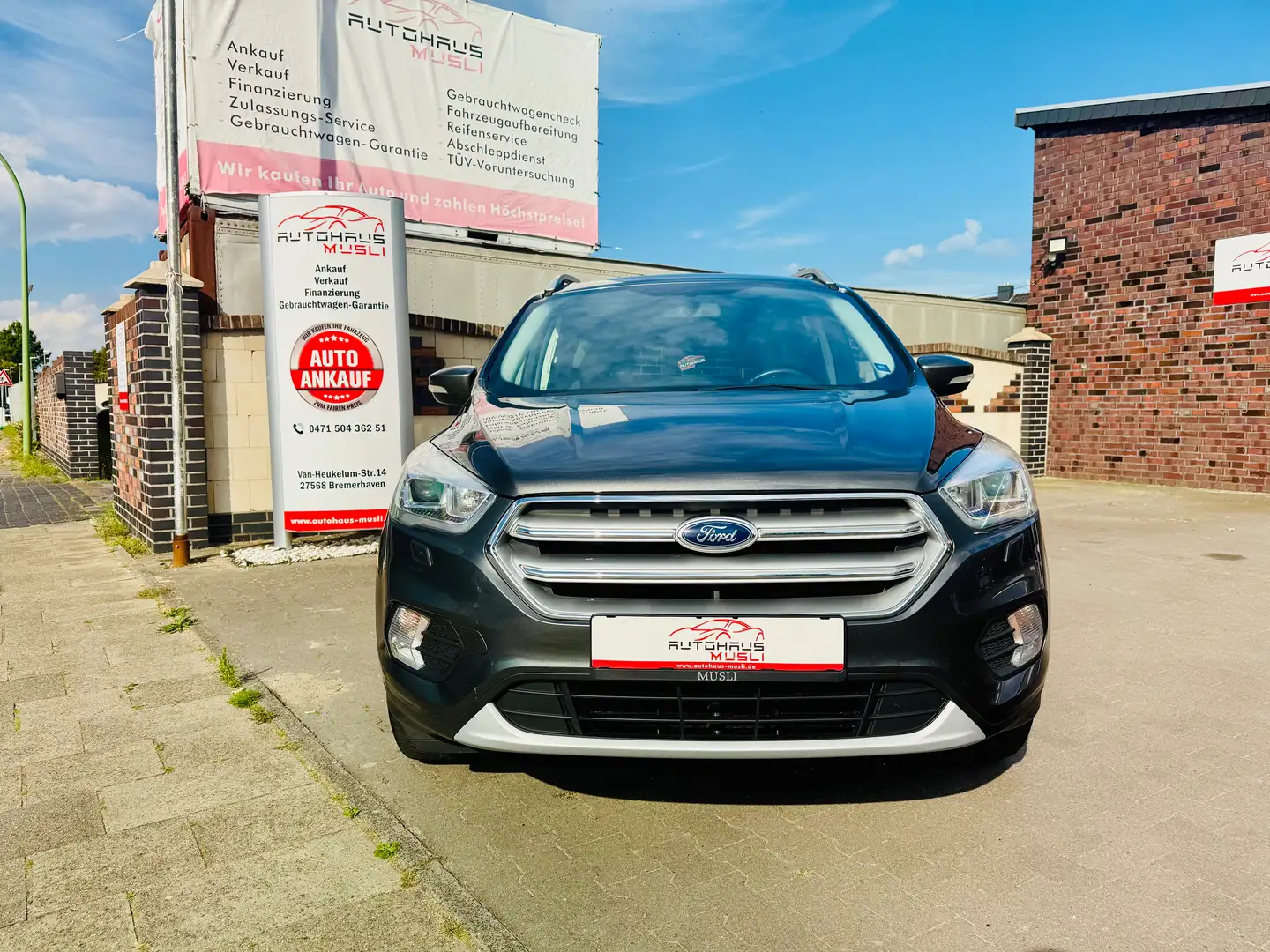 Ford Kuga 1.5 Ecoboost 150 PS * Service Neu * TÜV Neu * Gris - 2