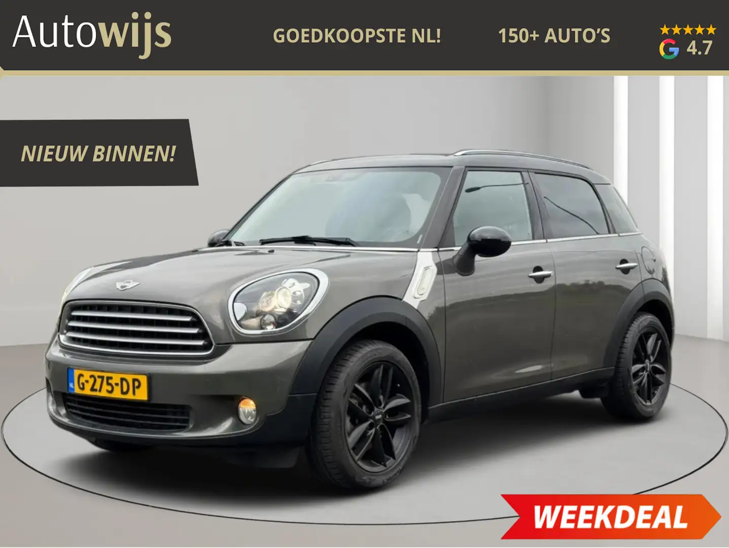 MINI Cooper Countryman Mini 1.6 Chili|XENON|NAVI|PDC|LM-VELG|CRUISE|CLIMA Grijs - 1