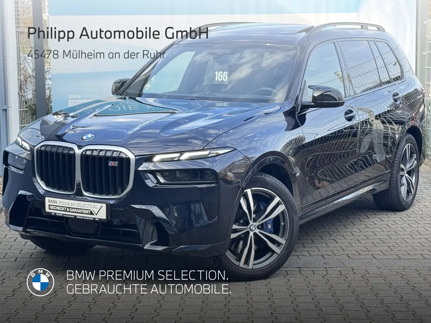BMW X7 M 60i AHK PANO-SKY Massage StHzg h&k Sitzklima Schwarz - 1