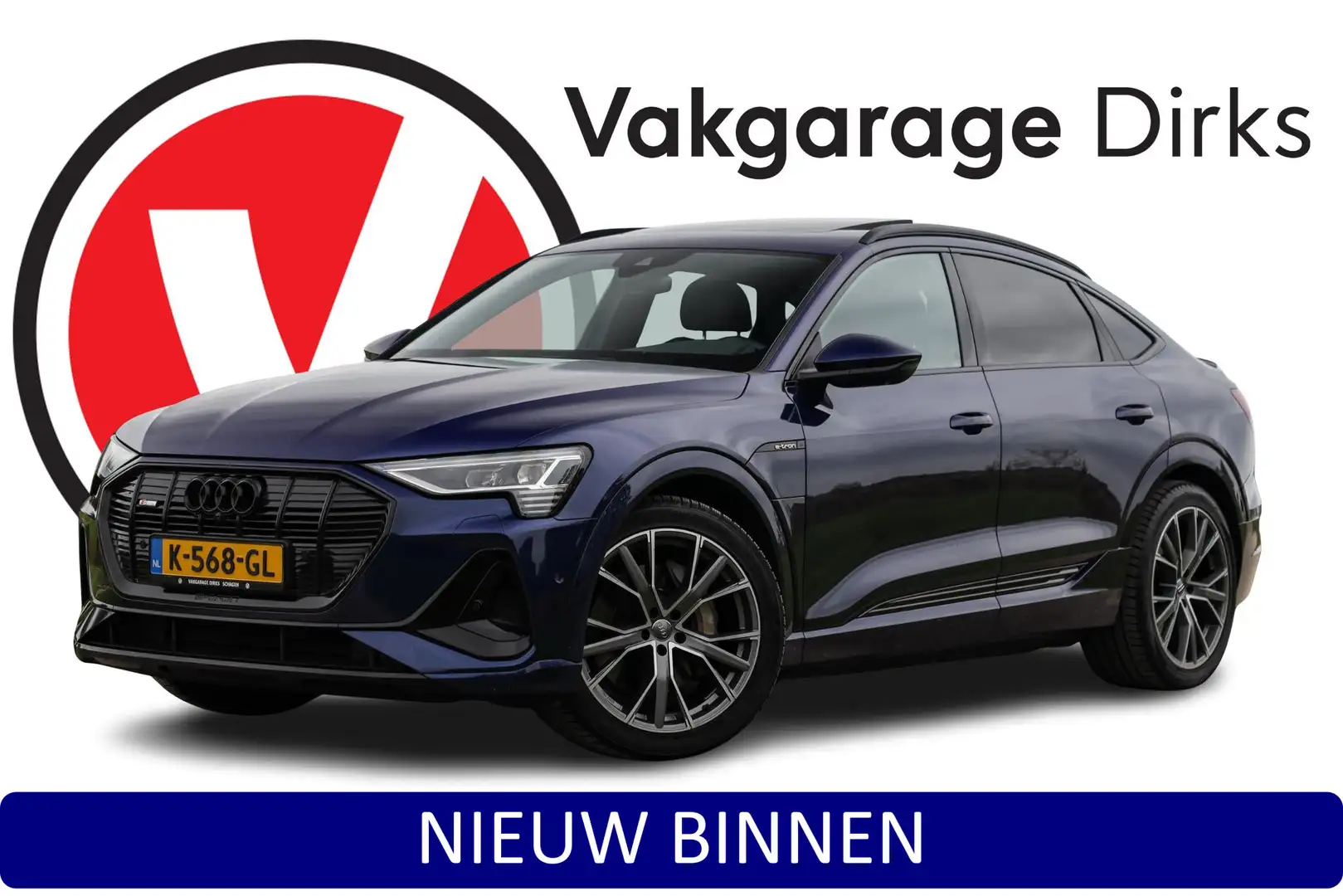 Audi e-tron Sportback 55 Quattro 95 kWh S-Line ✅ SOH 87% ✅ Mat Bleu - 1