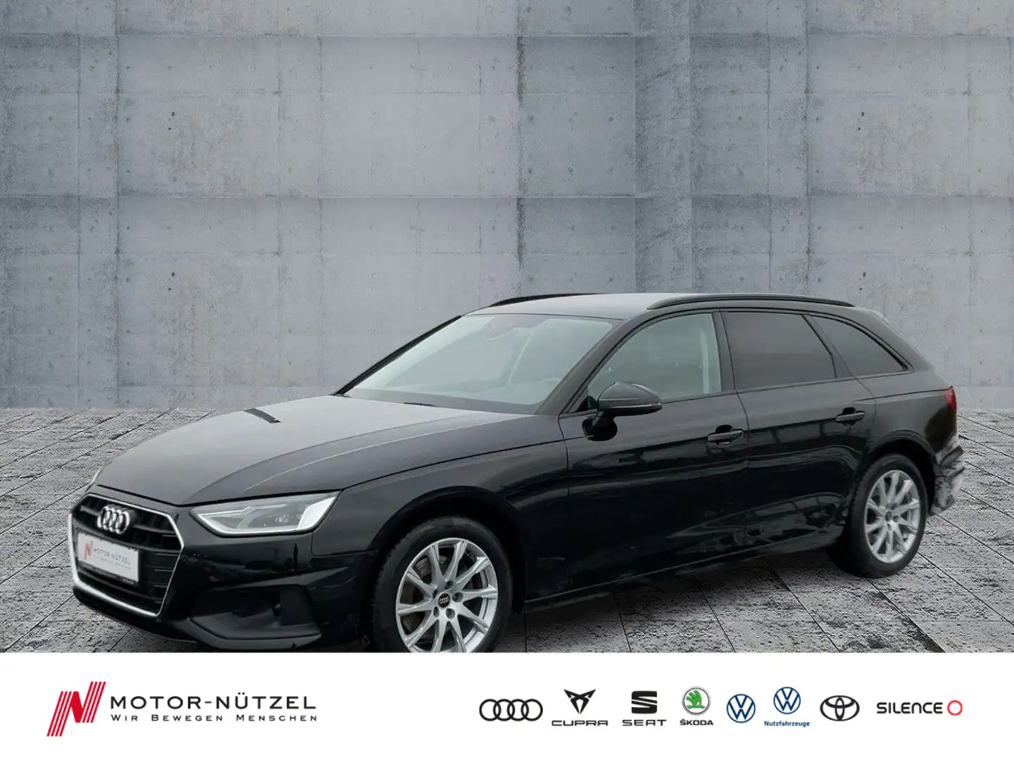 Audi A4 35 TFSI S-TR. LED+NAVI+GRA+SHZ+2xPDC+17 Noir - 1