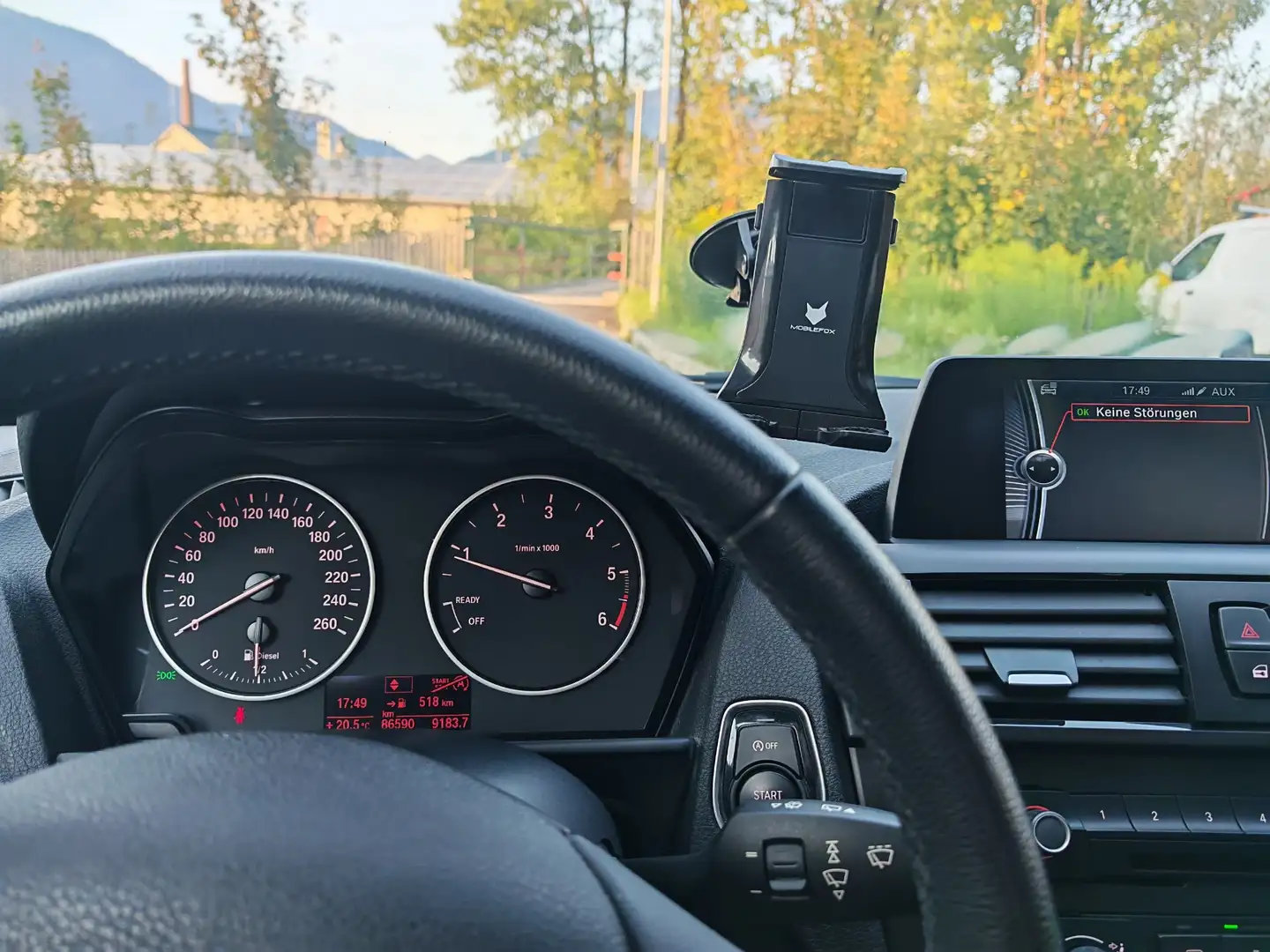 BMW 118 118d Blau - 1