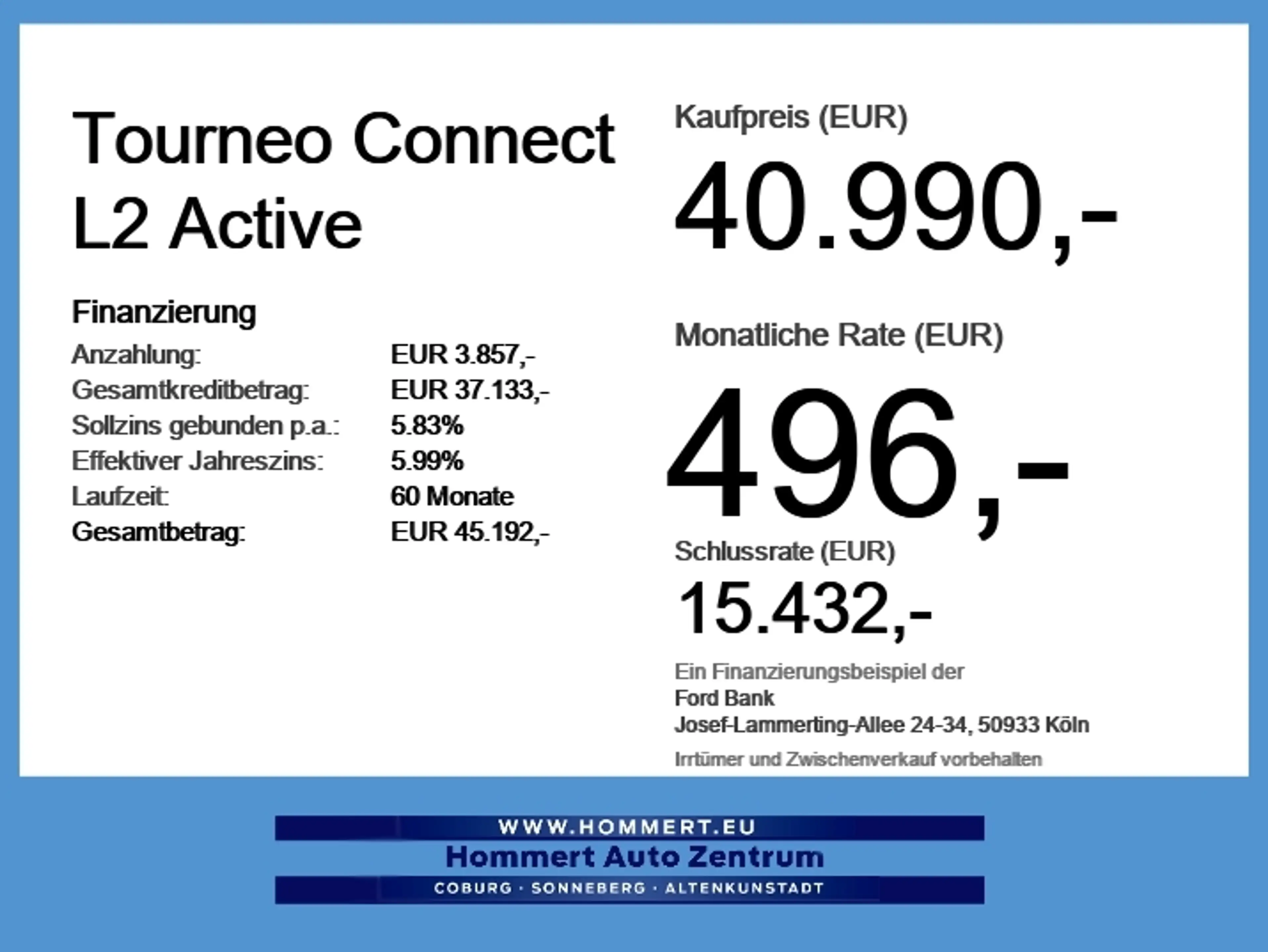 Ford Tourneo Connect L2 Active *AHK*Navi*7Sitze* — photo 6