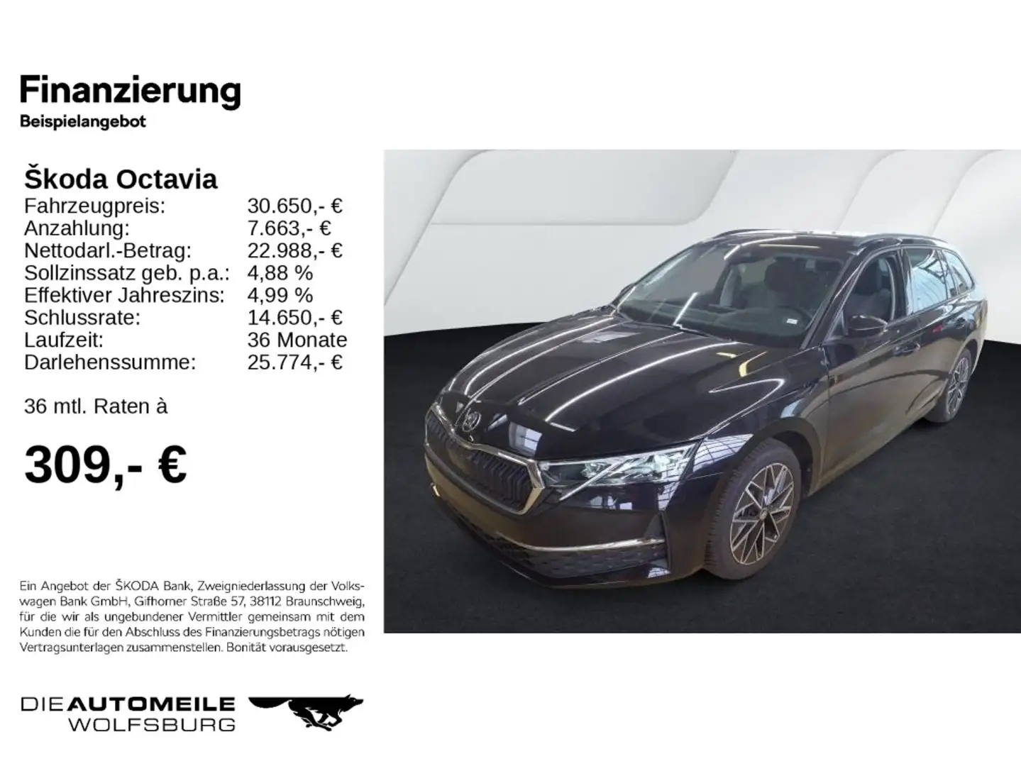 Skoda Octavia 4 IV Combi 2.0 TDI DSG Selection Matrix/ Noir - 2
