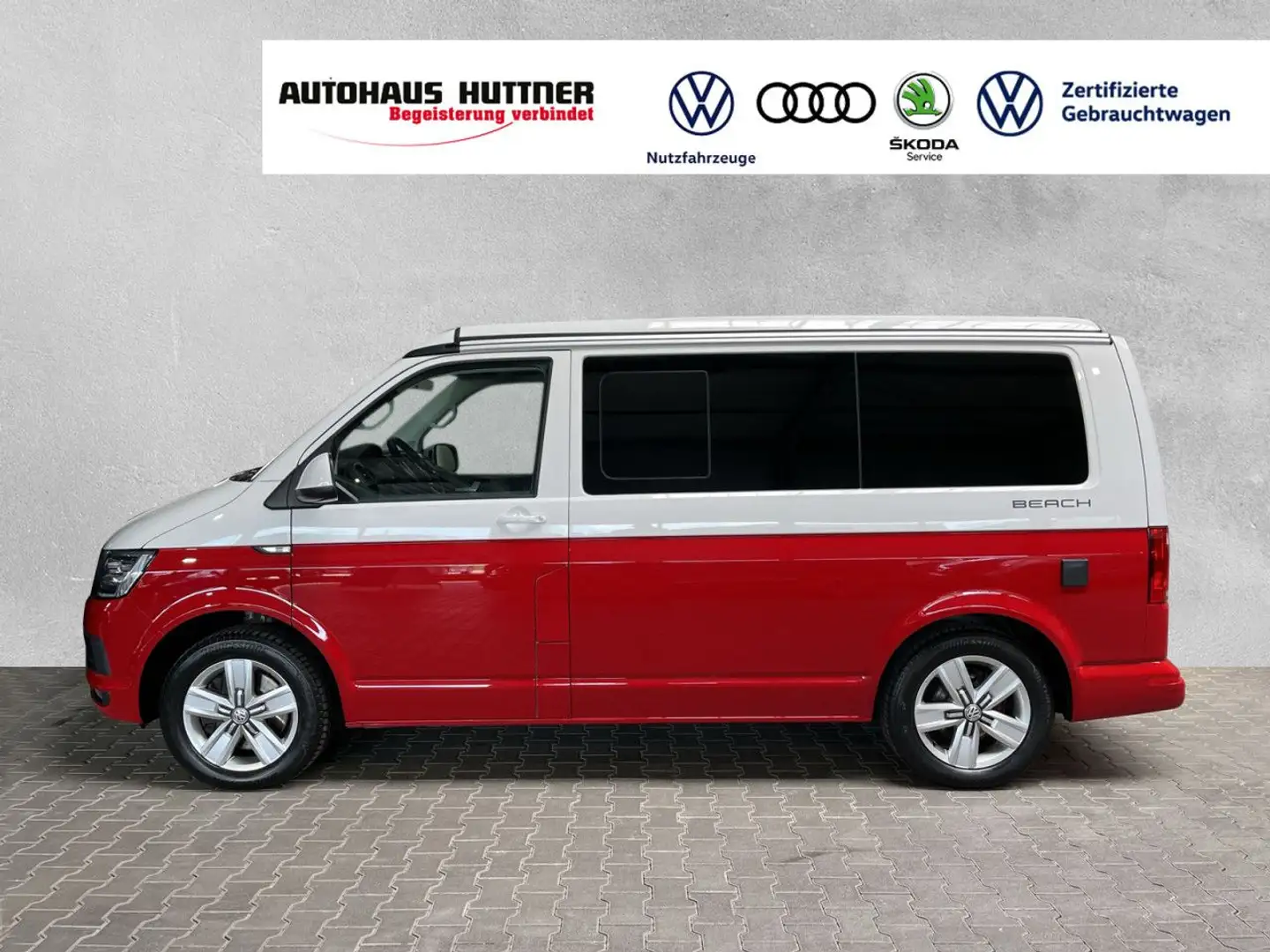 Volkswagen T6 California BEACH 2.0 TDI 4M DSG NAVI AHK ACC Bílá - 2