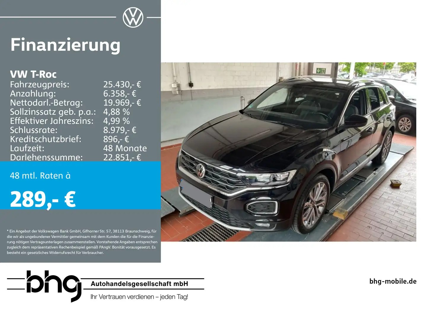 Volkswagen T-Roc 1.5 TSI ACT OPF DSG Sport Schwarz - 1