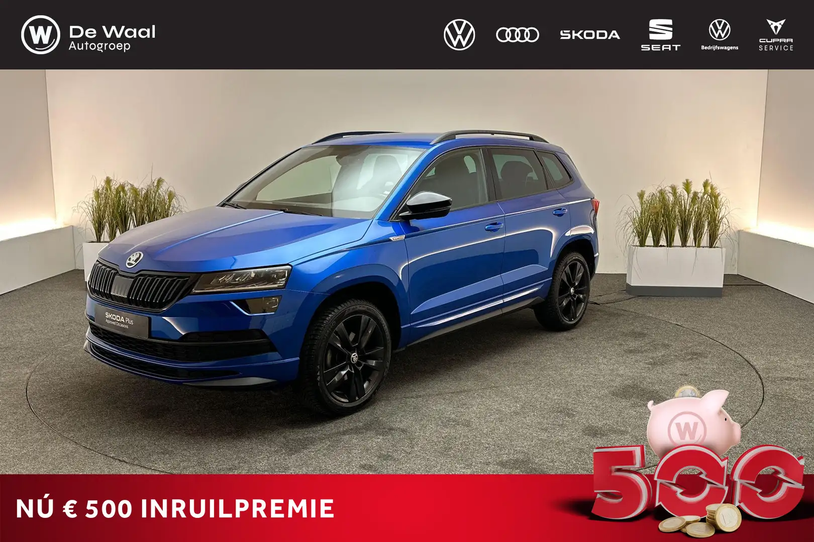 Skoda Karoq 1.5 TSI 150pk DSG ACT Sportline Business | Stoelve Bleu - 1