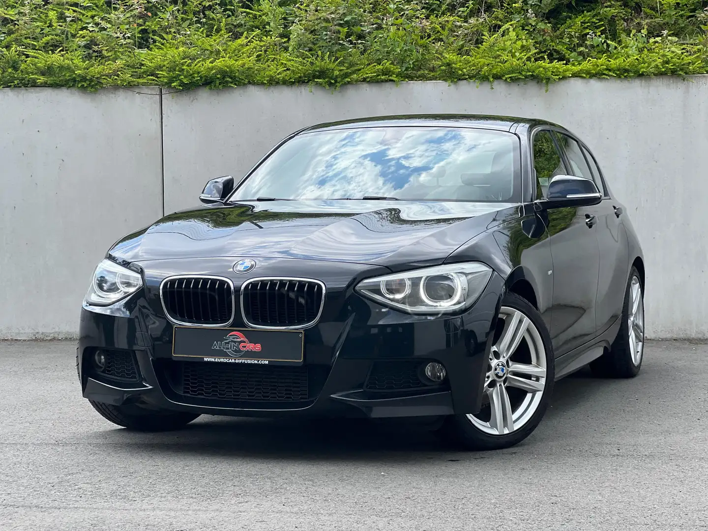 BMW 116 d* PACK M*NAVI*ALCANTARA*JA 18''* Чорний - 1