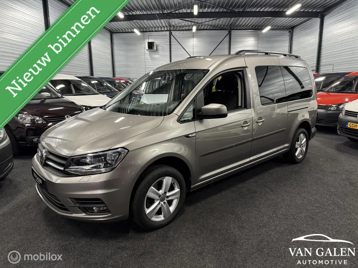 Volkswagen Caddy Maxi 1.4 TSI 7persoons Airco|Cruise|Apk nw Beige - 1