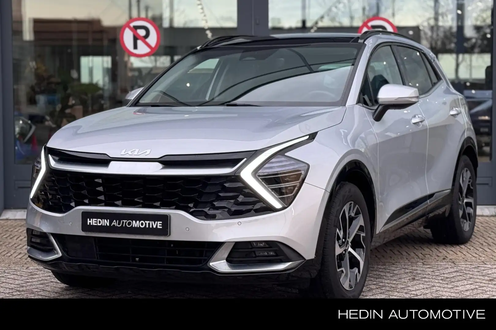 Kia Sportage 1.6 T-GDi Hybrid DynamicPlusLine | El. Panoramadak Grijs - 1