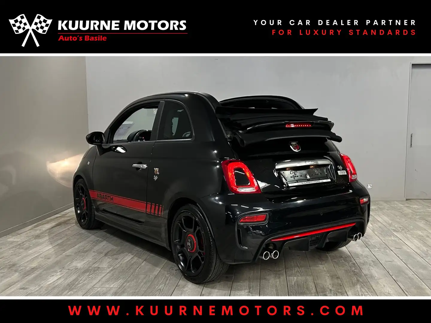 Fiat 595 Abarth 500C Pista Alu17"/Led/Gps/Pdc/Airco *1j garantie* Noir - 2