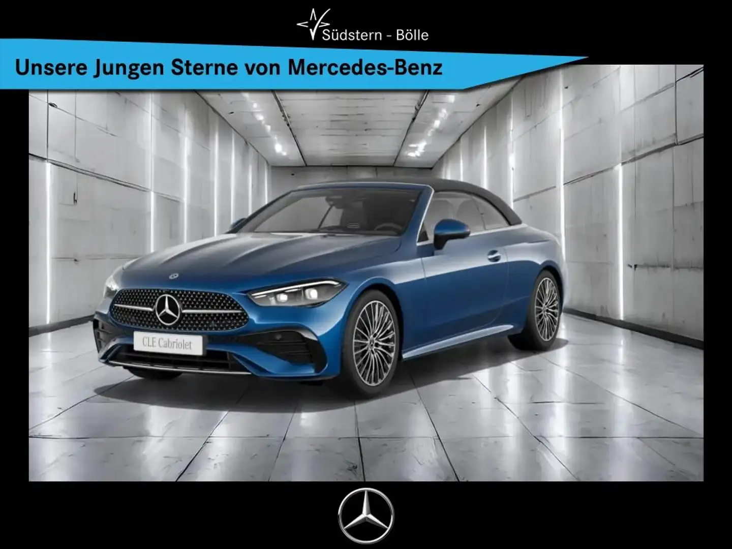 Mercedes-Benz CLE 300 4M Cabrio AMG-PREM.+AHK+DIG.L.+MEM.+TOTW Bleu - 1
