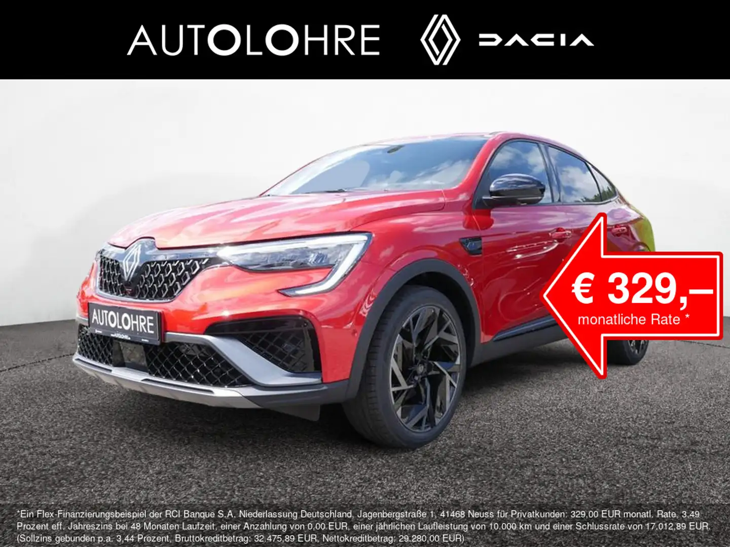 Renault Arkana Esprit Alpine TCe 160 EDC Rot - 1